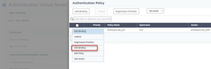 NetScaler: Invoking a next factor