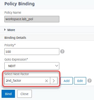 NetScaler: Binding or invoking