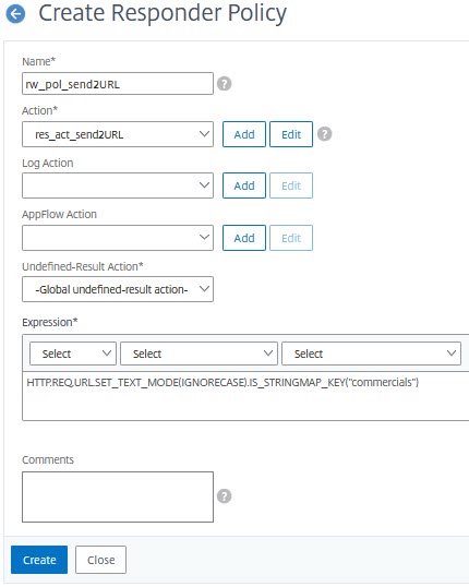 NetScaler: Policy to simplify URLs