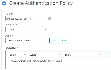 NetScaler: 2 2nd factor policy